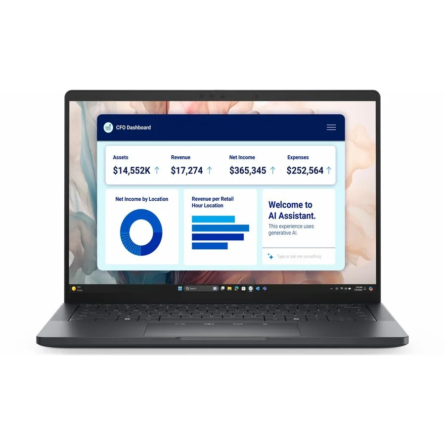 A 13.3 inch Magnetite laptop with an FHD+ IPS display, closed lid showing a matte finish