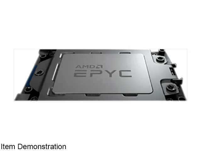 Square green ceramic processor with gold contacts and silver metal heat spreader, SP3 socket form factor