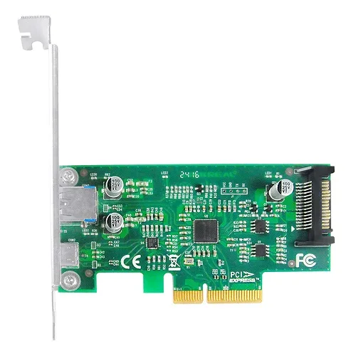 Shenzhen Lianrui Information Technology Shenzhen Lianrui Information Technology LRSU9A42-AC PCIe 3.0 x4 USB 3.1 Type-A + Type-C expansion card — 商品写真