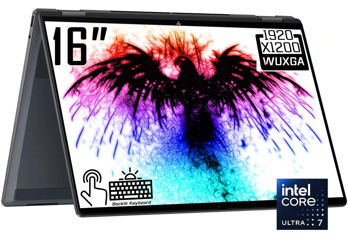 HP HP OmniBook X Flip 2-in-1 Laptop Core Ultra 7 256V 16GB 2TB 16" FHD+ Touch — снимка на продукта