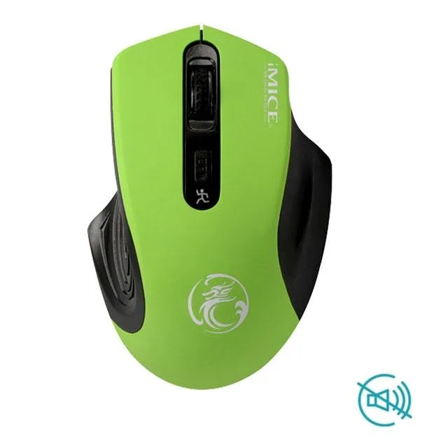 eForChina eForChina iMICE 2.4GHz 2000DPI USB 3.0 Optical Gaming Mouse Green — fotografia produktu