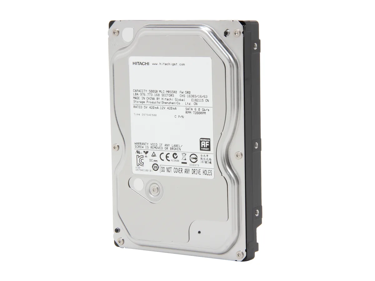 HGST HGST 0F13178 500GB 7200 RPM 32MB SATA 6.0Gb/s 3.5" internal hard drive — foto do produto