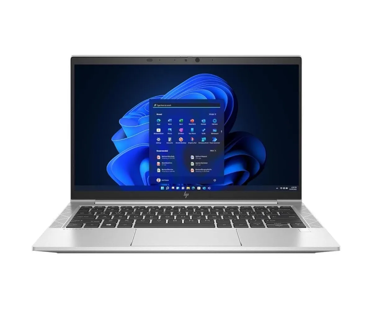 Silver 13.3 inch business laptop, thin light chassis, non touch FHD screen, Grade A condition