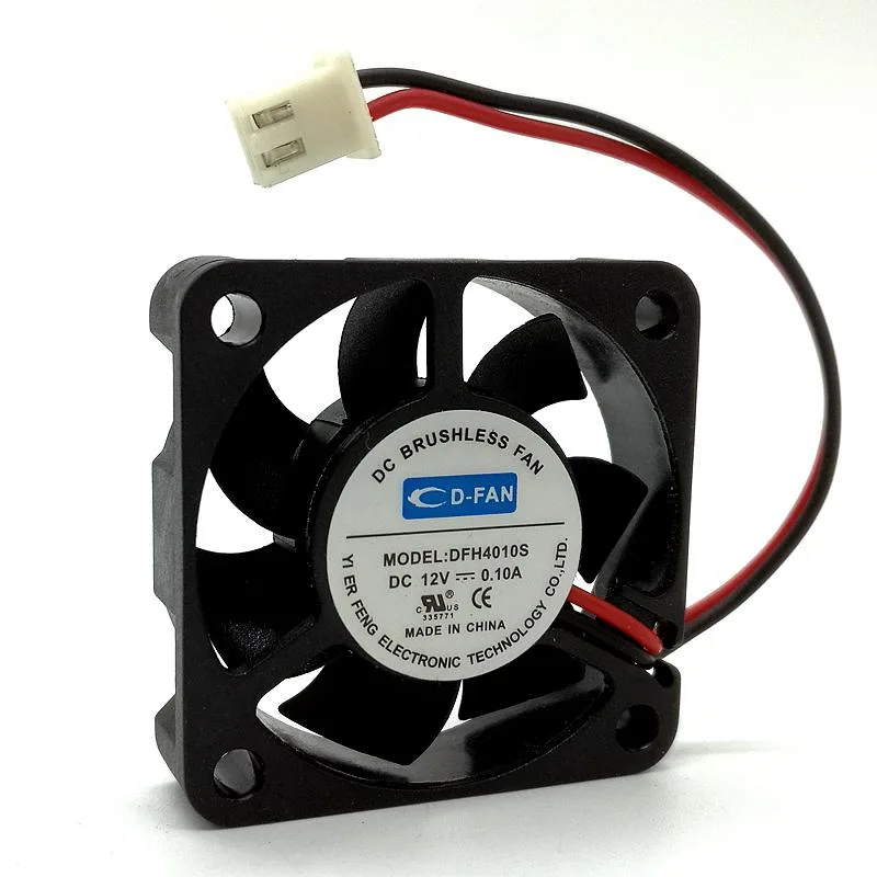 SXDOOL SXDOOL dfh4010s 4010 12V .10A 40mm case fan — product photo