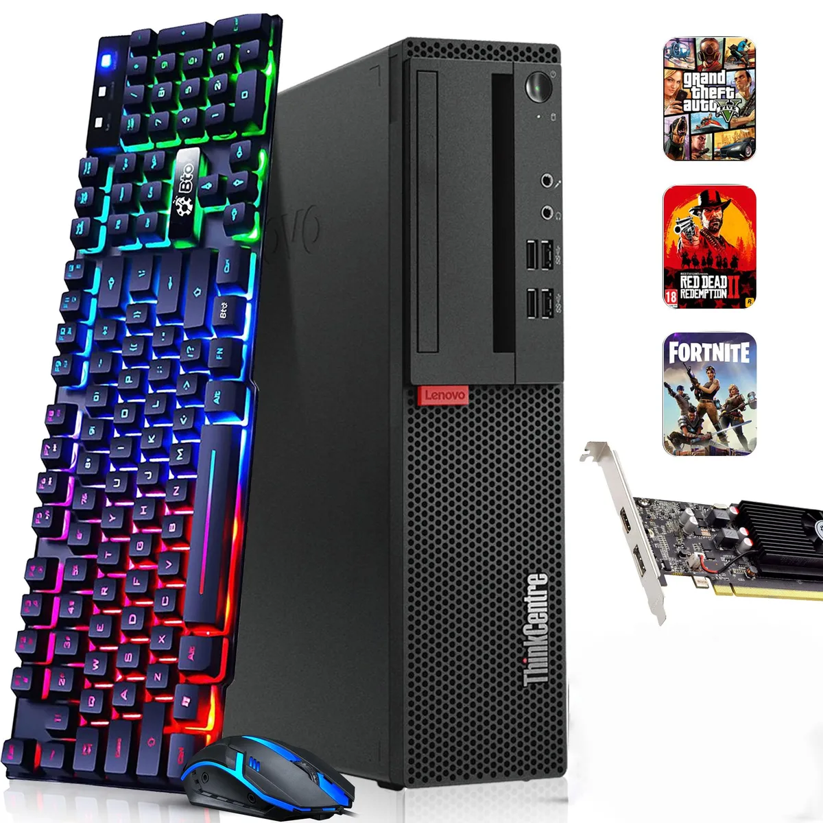 Lenovo Lenovo ThinkCentre M800/M900 desktop PC i5-6500 16GB 256GB+1TB RX 550 Win 10 Pro — photo du produit