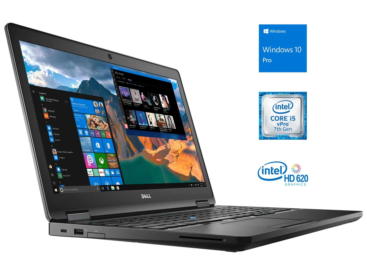 DELL DELL 5580 laptop i5-7300U 8GB 256GB SSD 15.6" HD — product photo