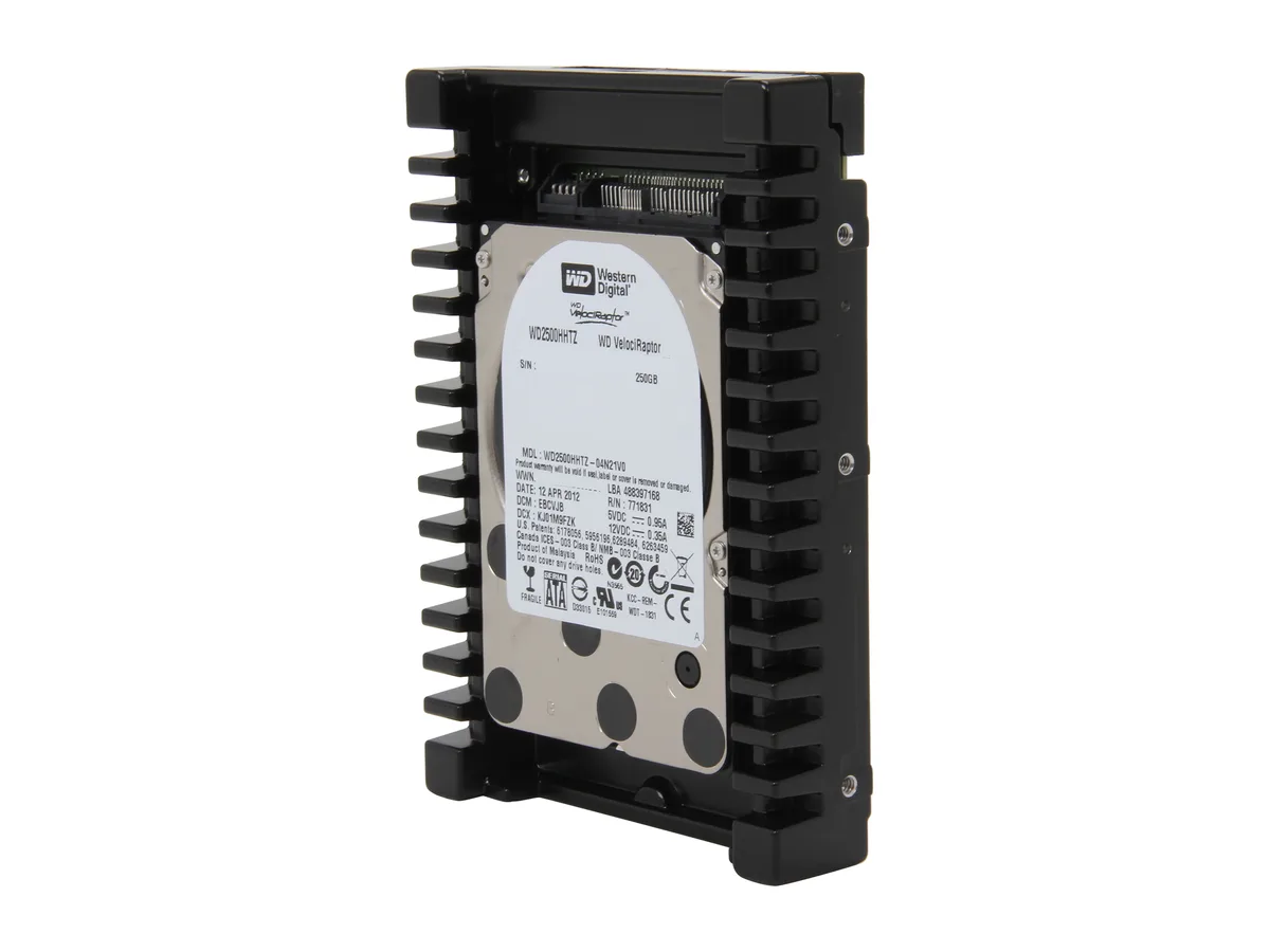 Western Digital Western Digital WD2500HHTZ VelociRaptor 250GB 10000 RPM 64MB SATA 6.0Gb/s 3.5" internal hard drive — photo du produit