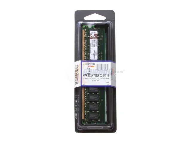 Kingston Technology Corp. Kingston Technology Corp. KVR333X72BRC25/512 512MB DDR 333 (PC 2700) ECC Registered server RAM — foto del producto