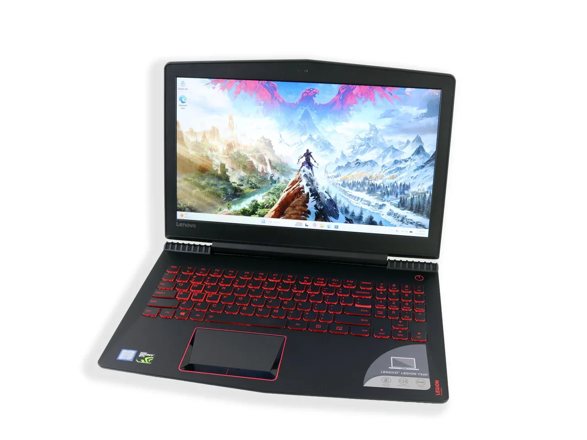Lenovo Lenovo Y520-15IKBM gaming laptop 15.6" i7-7700HQ 16GB 256GB SSD 1TB HDD GTX 1050 Ti Windows 11 — product photo