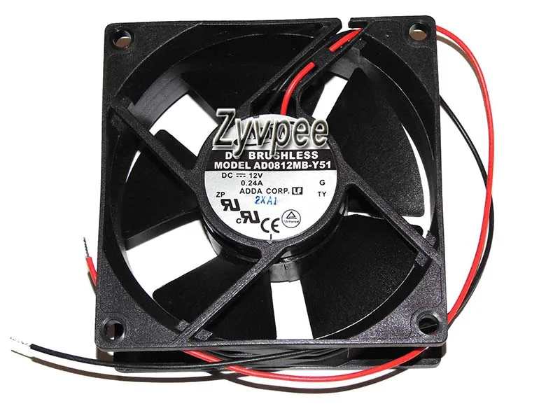 Zyvpee Zyvpee AD0812MB-Y51 80x32mm 12V 0.24A 2-Wire Case Fan — product photo