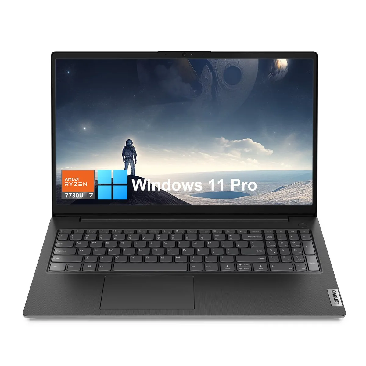 Lenovo Lenovo V15 business laptop AMD Ryzen 7 7730U 16GB 512GB 15.6" FHD Windows 11 Pro Black — תמונת המוצר