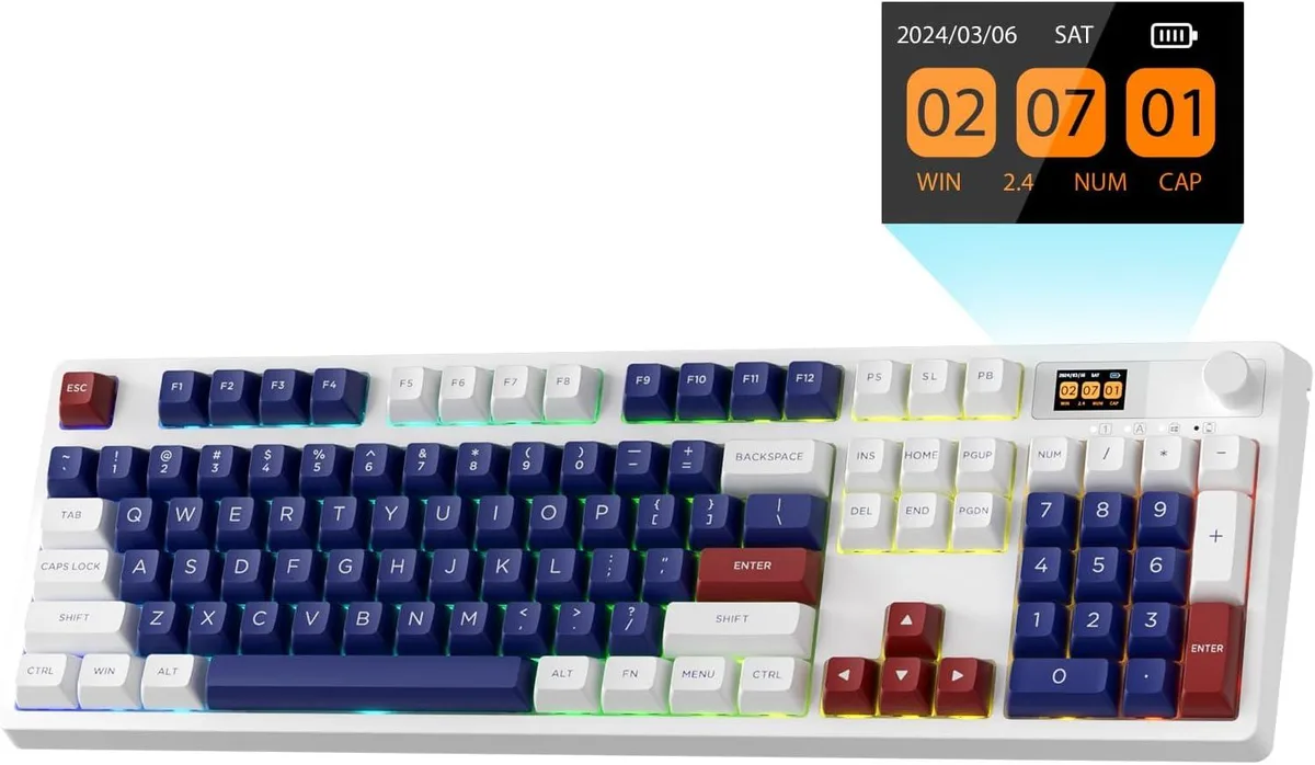 LTC LTC Nimbleback NB1041 PRO Gaming Keyboard 104 Keys Red Switch — toote foto