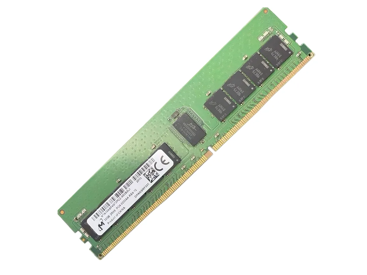 Micron Technology, Inc. Micron Technology, Inc. MTA36ASF8G72PZ-3G2 64GB DDR4-3200 server RAM — ürün fotoğrafı