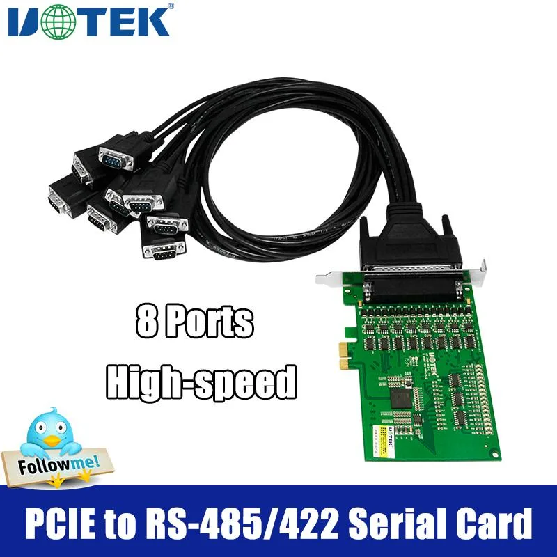 UOTEK UOTEK UT-798 8 Port RS422 RS485 PCIe Serial Card — ภาพสินค้า