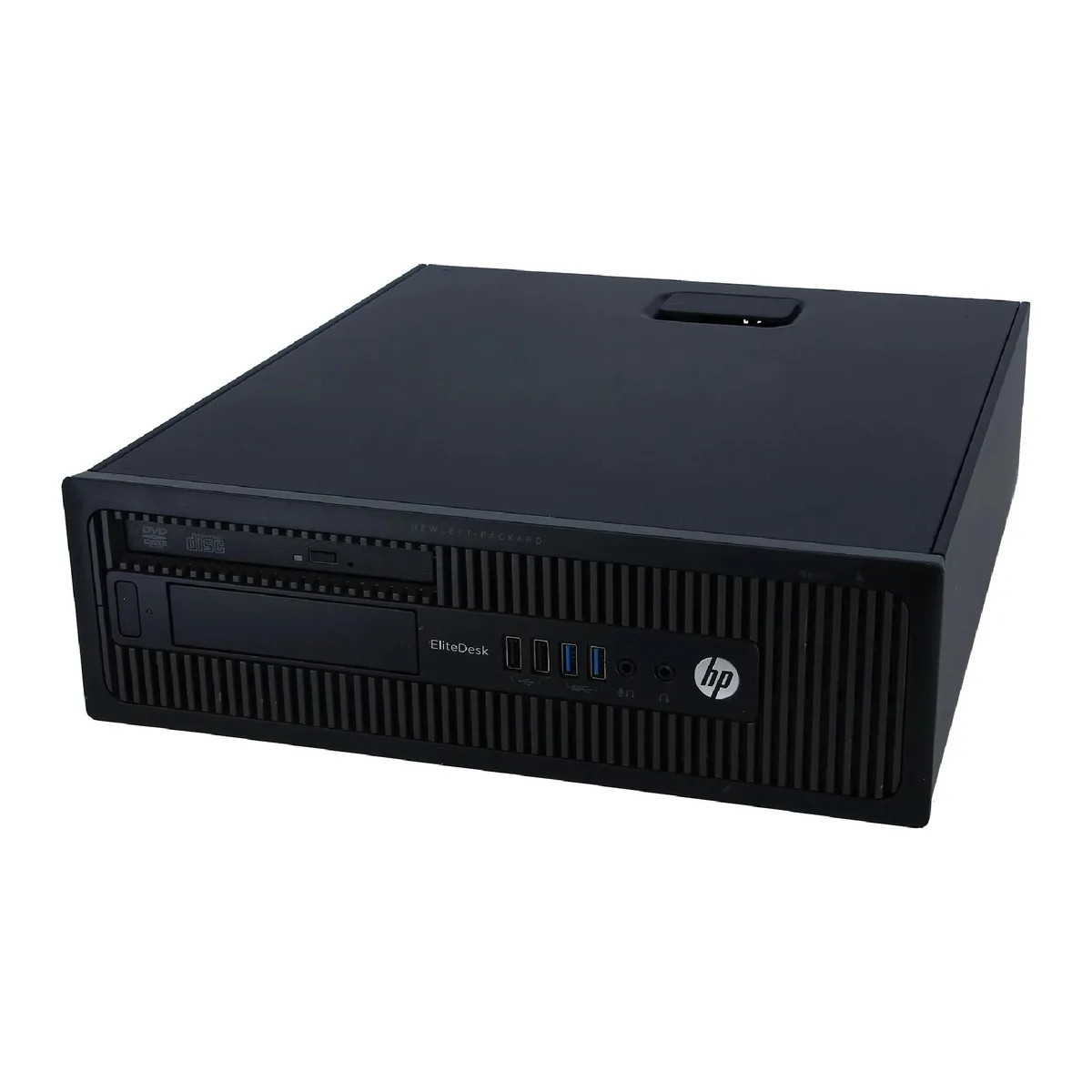 Black HP EliteDesk 800 G1 SFF desktop tower