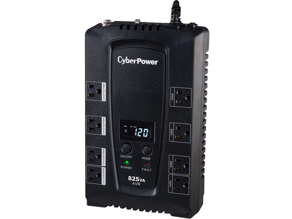 CyberPower CyberPower CP825AVRLCD UPS 825VA/450W 120V 8 Outlets LCD USB — photo du produit