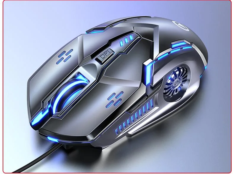 WEIHE WEIHE Gaming Mouse Gray 3200 DPI 6 Keys Wired 110 g — foto del producto