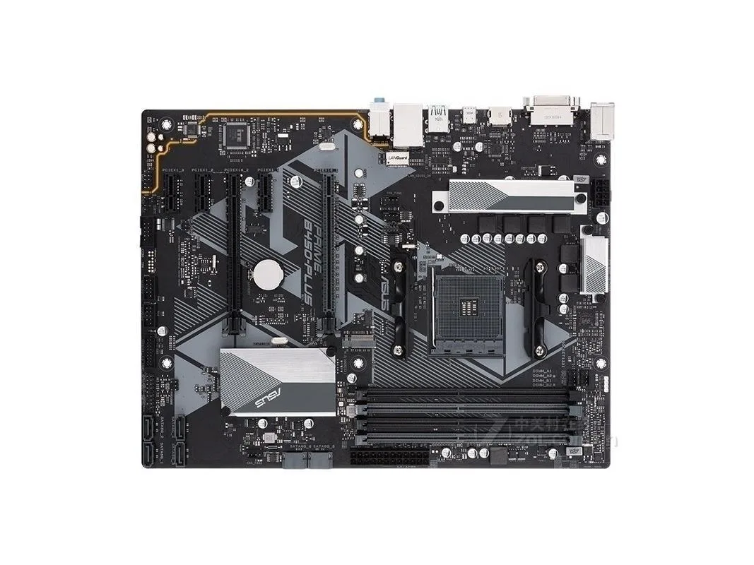 ATX motherboard with AM4 socket and DDR4 slots