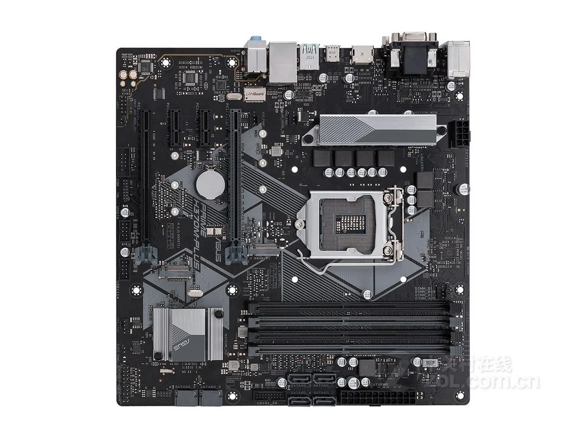 ASUS ASUS PRIME H370M-PLUS LGA 1151 H370 DDR4 64GB Micro ATX Intel motherboard — photo du produit