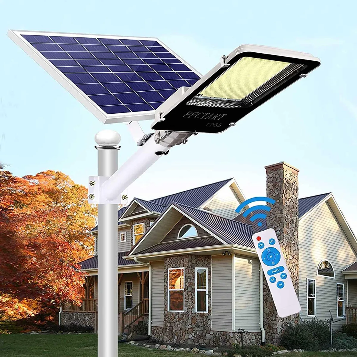 PFCTART PFCTART Solar Street Light 2000W Cool White IP65 — fotografia produktu