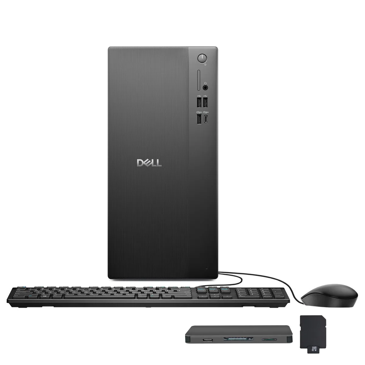 DELL DELL Tower Desktop Intel Core Ultra 5 225 16GB DDR5 1TB SSD 160GB Dock Wi-Fi 6 Bluetooth 5.4 Win 11 Black — product photo