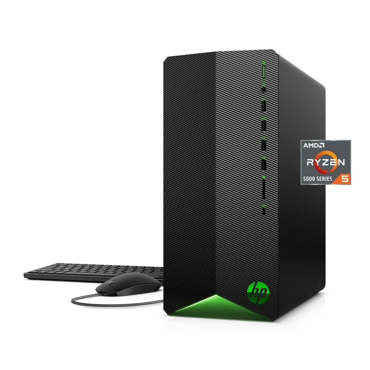 HP HP Pavilion Gaming Desktop TG01-2003w Ryzen 5 3.9GHz 8GB 256GB GTX 1650 Super gaming PC — toote foto