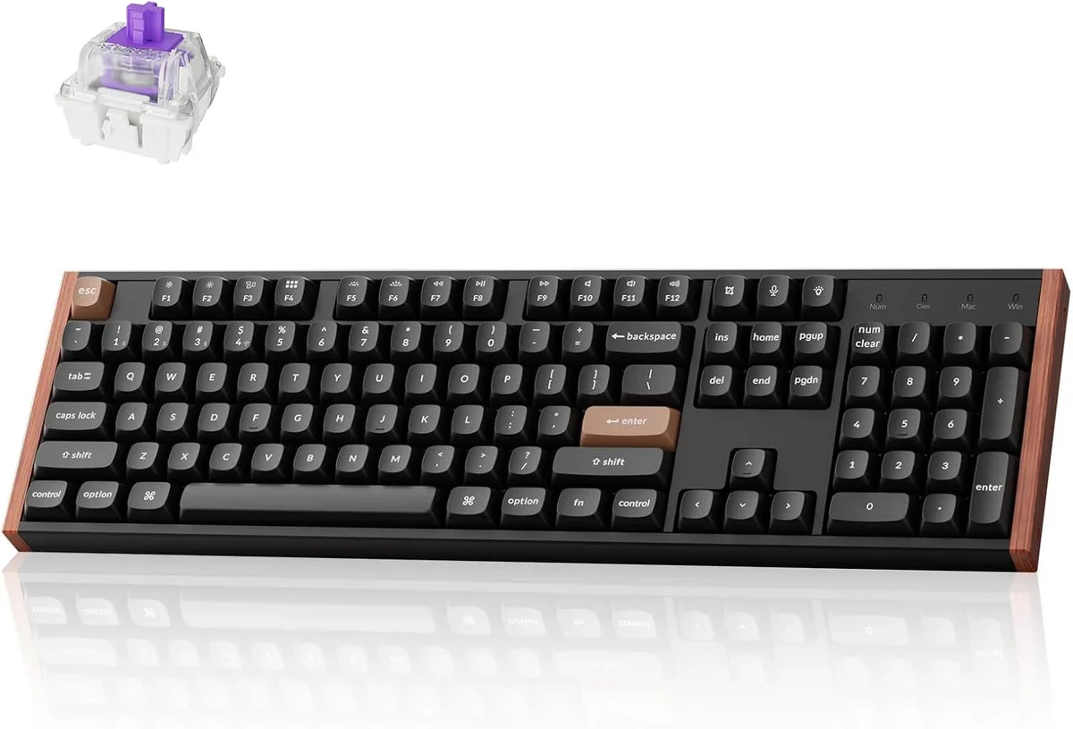 TUKO TUKO K10 HE Hall Effect Gaming Keyboard Black — produktbild
