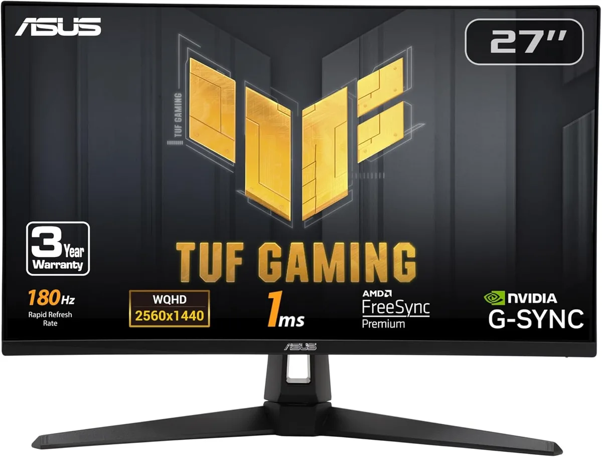 ASUS ASUS 90LM0940-B019B0 TUF Gaming VG27AQ3A 27" QHD 180Hz gaming monitor — product photo