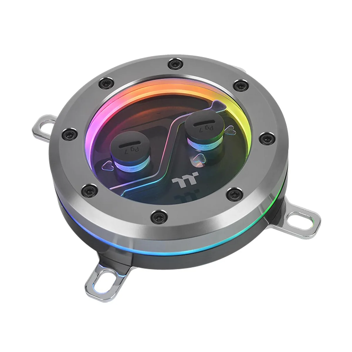 PMDG PMDG Pacific SW1 Plus CPU Water Block LGA 1700 AM5 0.2 mm microfin 12 ARGB 90 W — photo du produit