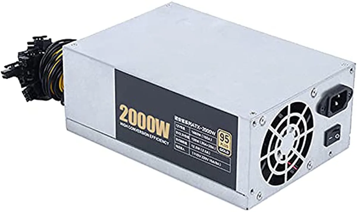 myVolts myVolts 2000W ATX Mining Power Supply 10×6 Pin — photo du produit