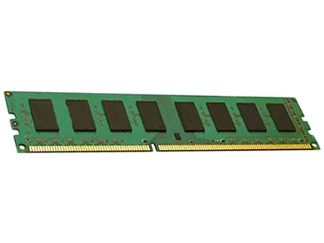 Green 240-pin DDR3 server DIMM with black memory chips