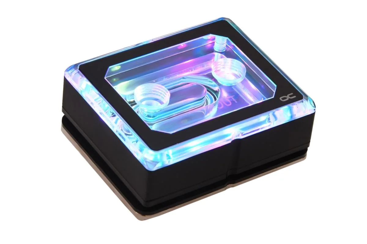 Alphacool Alphacool Eisblock XPX Aurora PRO Plexi Black Digital RGB liquid cooler (12950) — Produktfoto