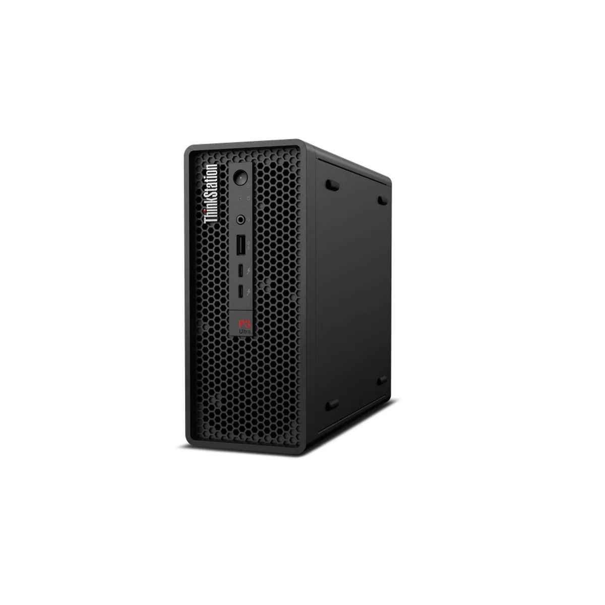 Compact black SFF workstation chassis, no monitor
