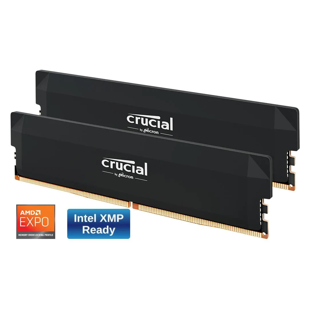 Crucial Crucial CP2K16G64C38U5B 32GB (2×16GB) DDR5 6400 CL38 desktop RAM — product photo