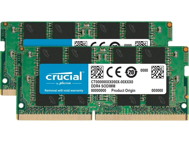 Crucial Crucial CT2K32G4SFD832A 64GB (2×32GB) DDR4 3200 CL22 laptop RAM — ürün fotoğrafı