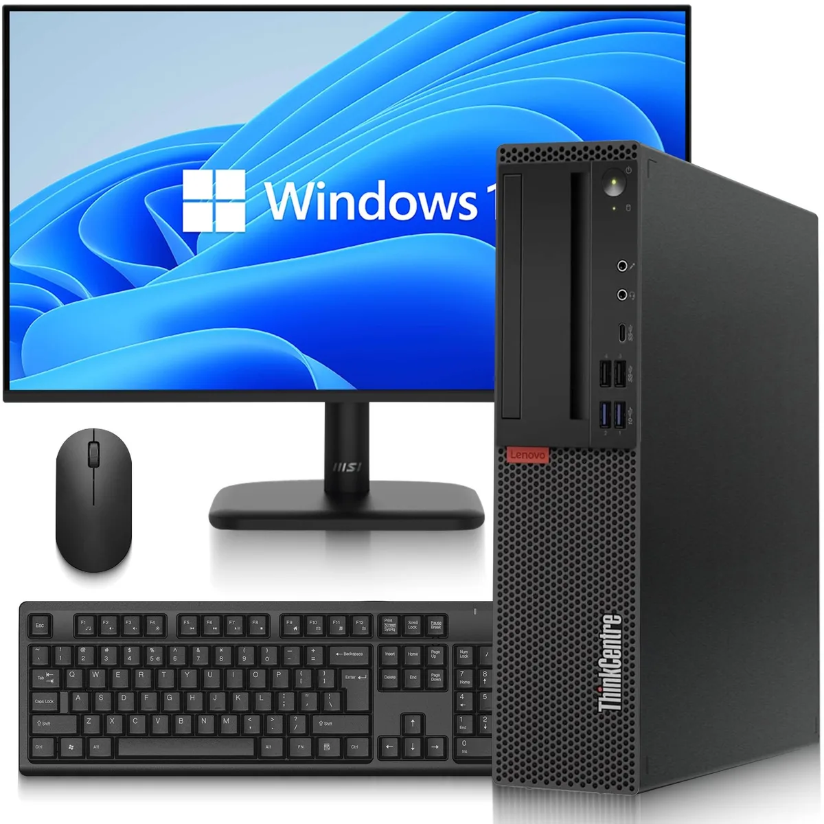 Lenovo Lenovo ThinkCentre M920s SFF i5-8500 16GB DDR4 256GB 24" Monitor Win11 Pro — photo du produit