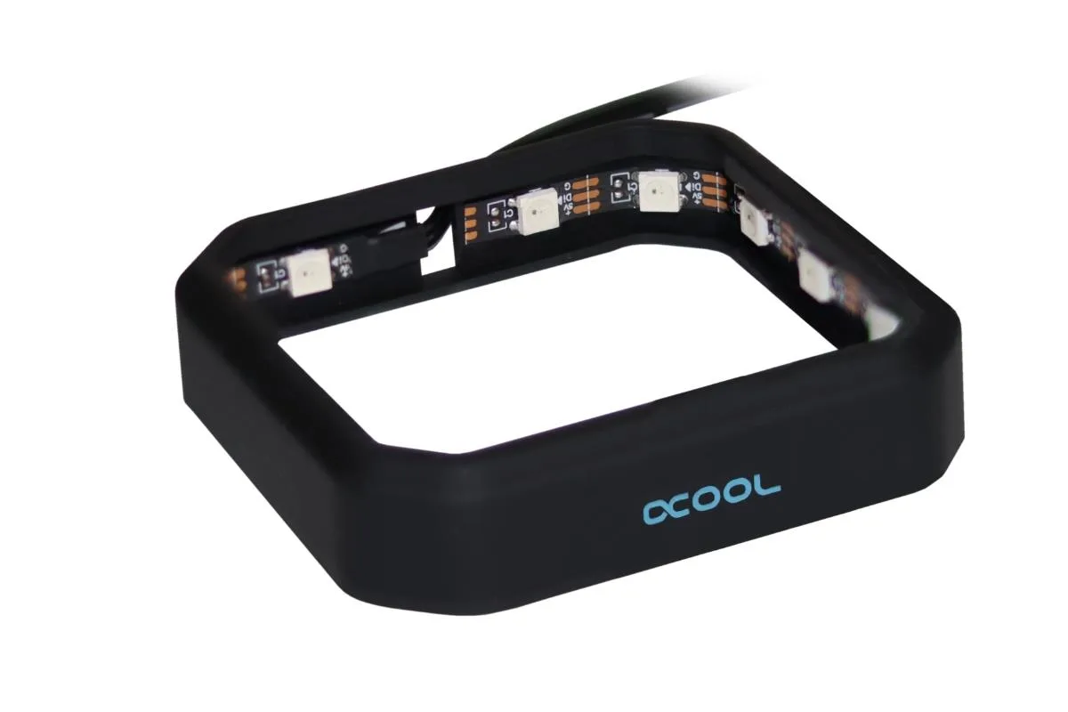 Alphacool Alphacool Aurora XPX Digital RGB Frame Black POM 1016187 — صورة المنتج