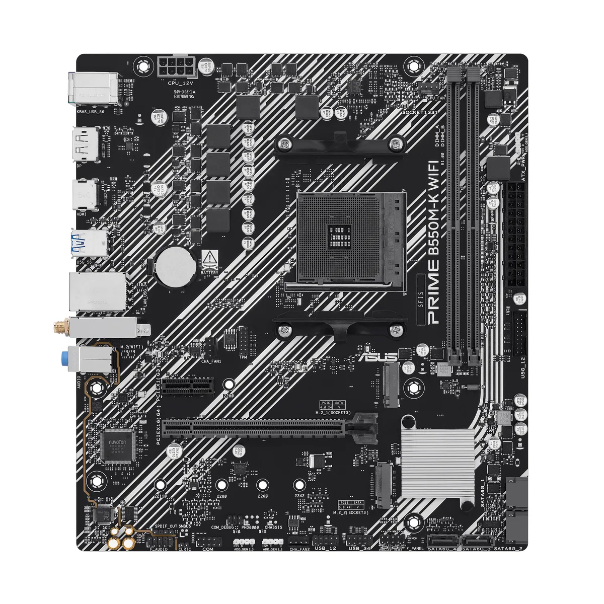 ASUS ASUS 90MB1R80-M0VAY0 PRIME B550M-K WIFI AMD motherboard — product photo