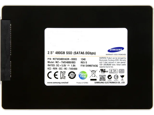 SAMSUNG SAMSUNG MZ7WD480HAGM-00003 480GB enterprise SSD — productfoto