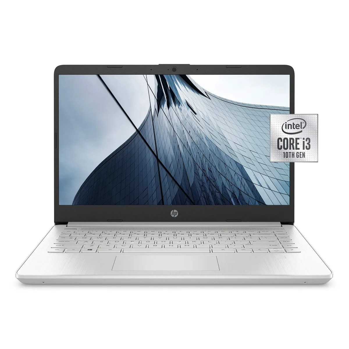 Silver 14 inch laptop, thin micro edge bezel, 79 percent screen to body