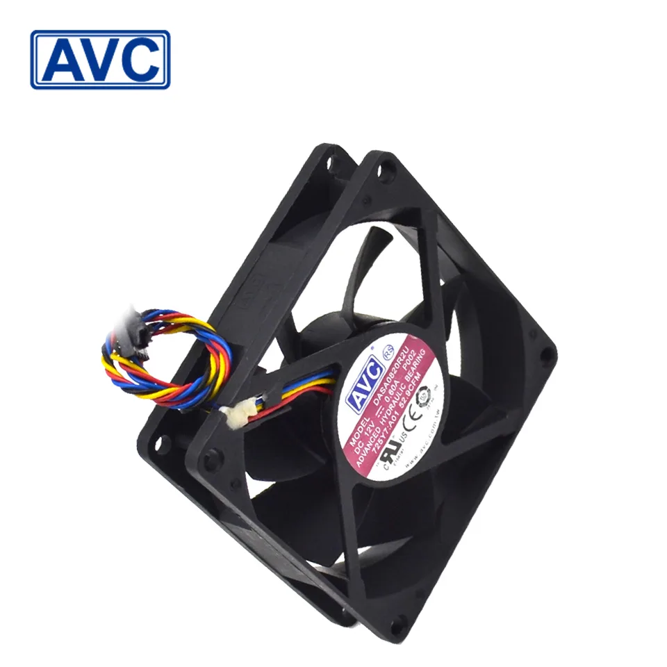 SXDOOL SXDOOL DASA0820R2U P002 80mm 12V 4-wire 5P case fan — product photo