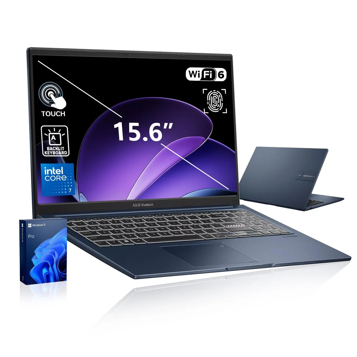 ASUS ASUS Vivobook 15 laptop Core 7 150U 16GB 1TB Blue — product photo