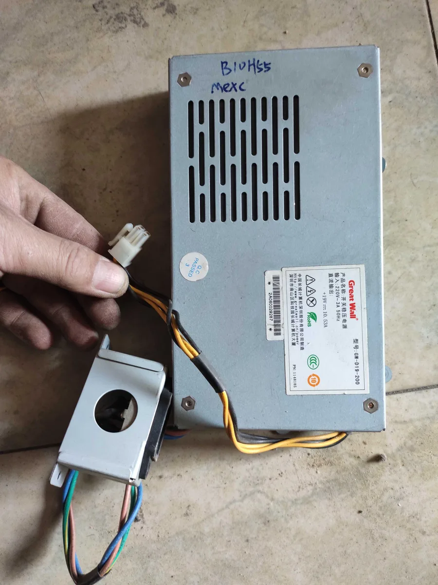 godream godream 19V DC 10.53A 200W Regulated Switching GW-D19-200 power supply — product photo