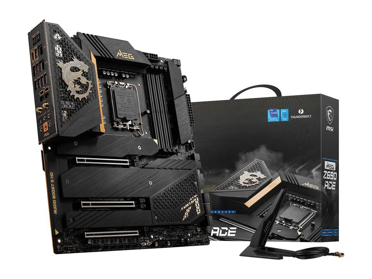 MSI MSI MEG Z690 ACE LGA 1700 DDR5 Intel motherboard — product photo