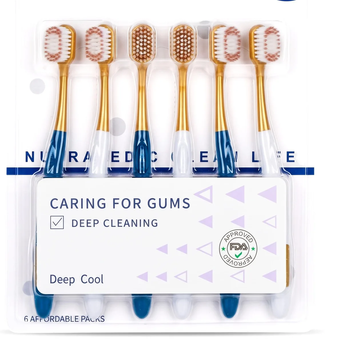  SengemKing 100 Gum Care Manual Toothbrush 6-Pack — product photo