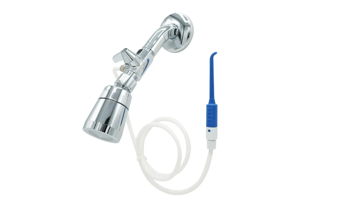 Oral-B Hydrocare Shower Water Flosser Chrome — produkto nuotrauka