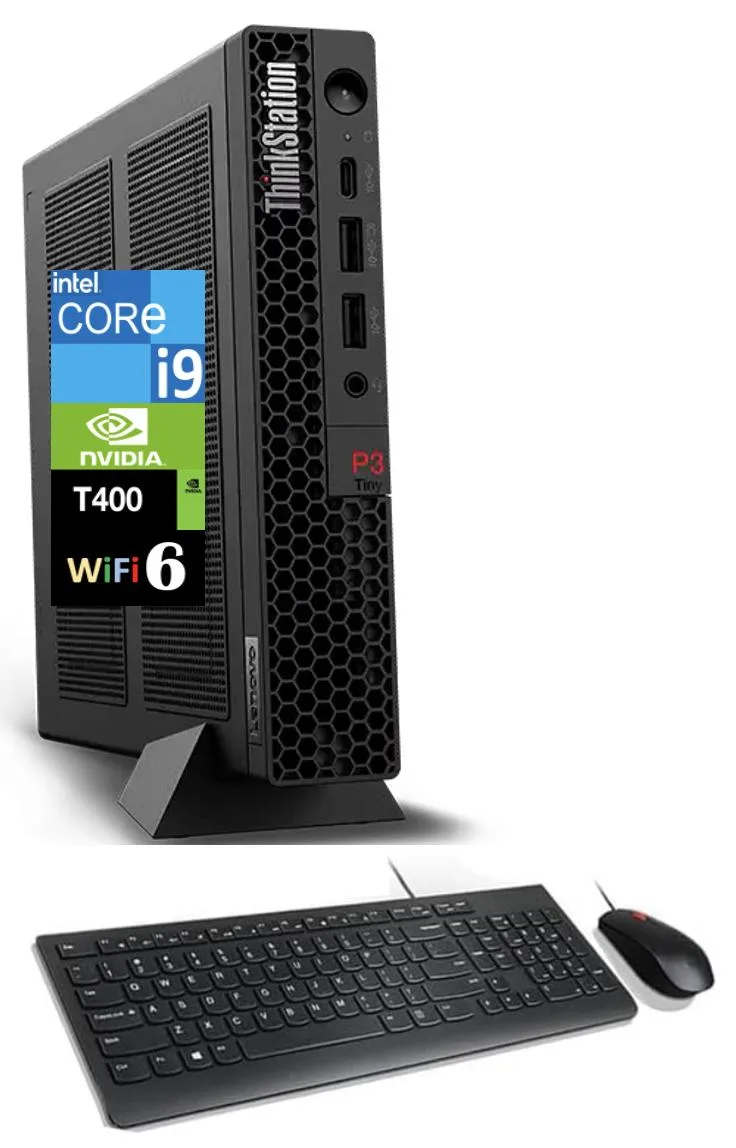 Lenovo Lenovo ThinkStation Mini Desktop i9-14900 T400 4GB 16GB DDR5 512GB NVMe Win 11 Home 300W — photo du produit