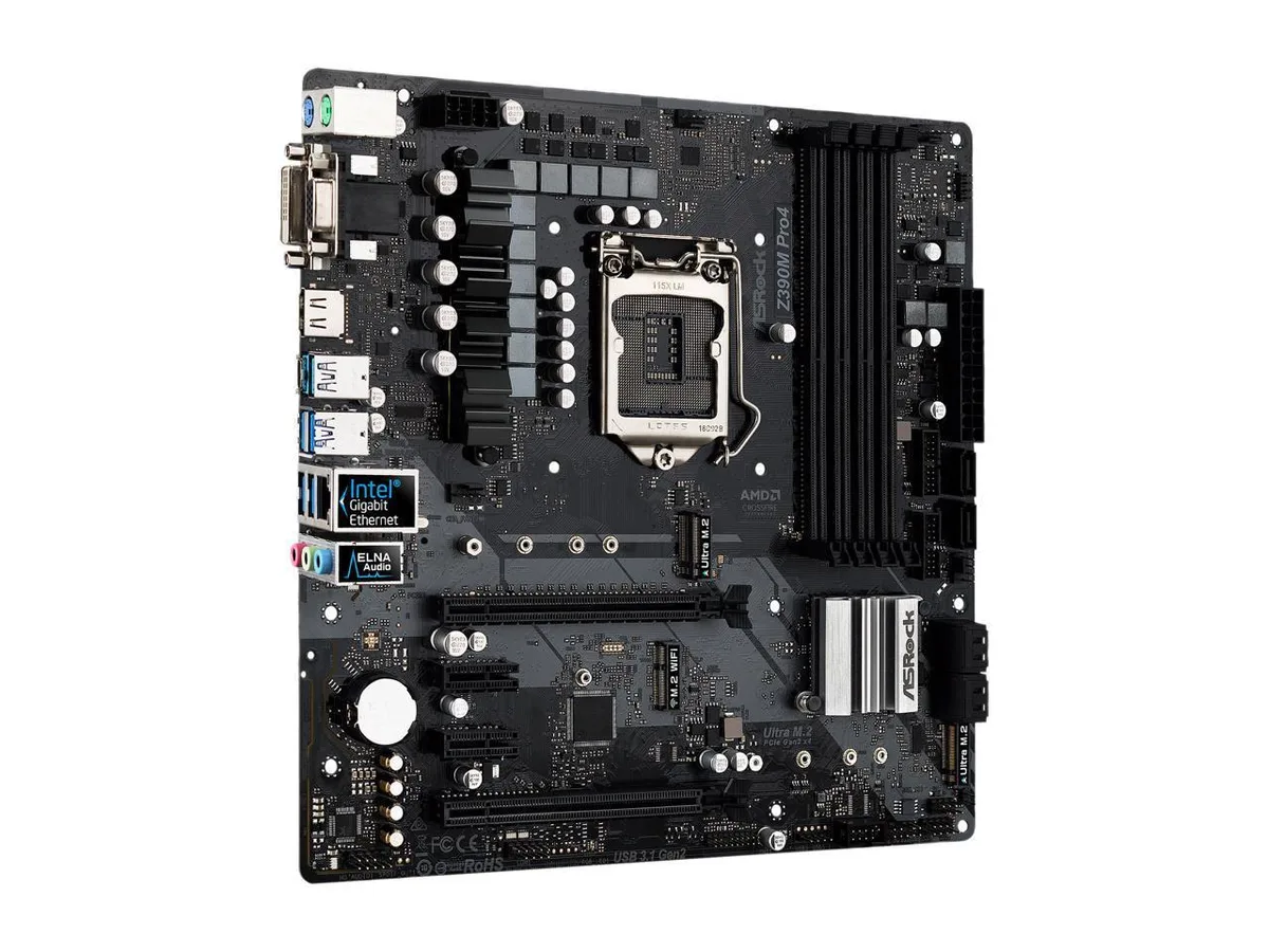 ASRock ASRock Z390M Pro4 Intel motherboard — product photo