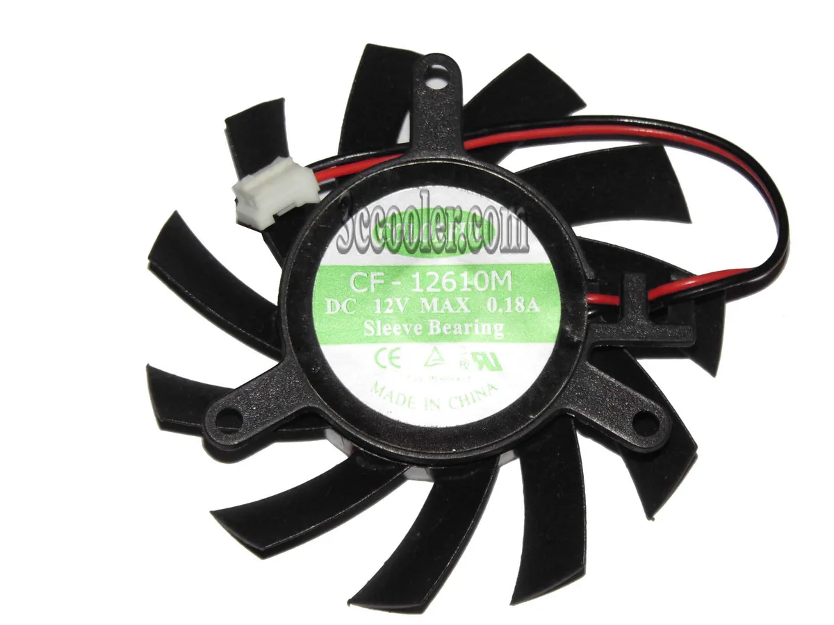 OEM Industries OEM Industries CF-12610M 12V .18A frameless 2-pin CPU cooler — fotografia produktu