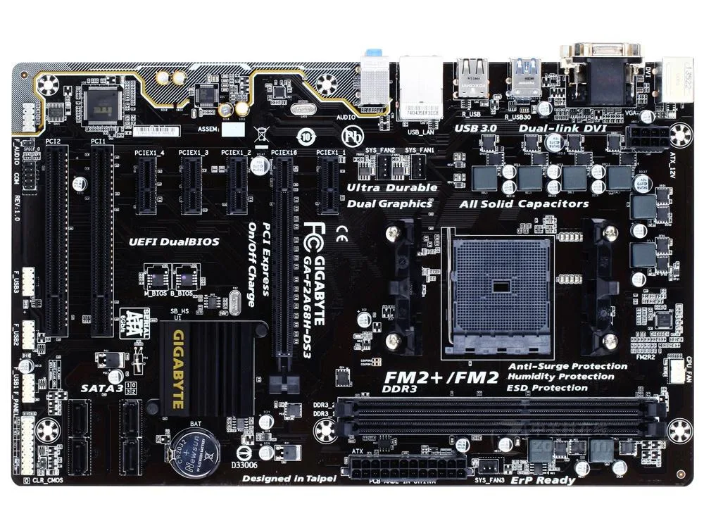 Gigabyte Communication Gigabyte Communication F2A68H-DS3 rev 1.0 motherboard accessory — 商品照片